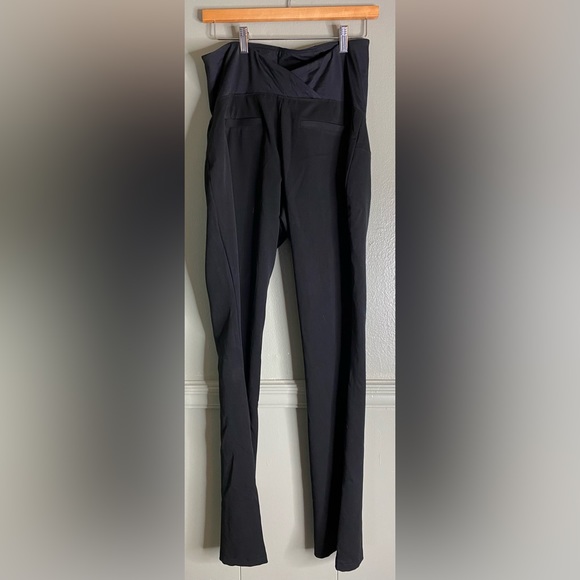 Isabel Maternity Black Pull On Bootcut Pants womens Size 6 - Picture 3 of 3